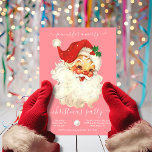Modern Retro Santa God jul Party Inbjudningar<br><div class="desc">Inbjudan dina stygga eller trevliga vänner till fantastisk julen Party med vintage Jultomten och roligt. Alla formuleringar kan ändras så att de passar dina julbehov i Helgdag. Om du vill göra fler ändringar går du till Anpassa den här mallen. På grund visas "Vill du anpassa designen ännu mer?" Klicka på...</div>