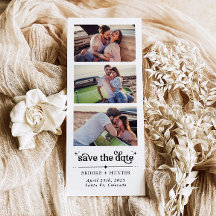 Modern Retro Save The Date | Fotoautomat-remsa