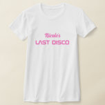 Modern Retro Space Bachelorette T Shirt<br><div class="desc">Modern Retro Space Bachelorette T-Shirt</div>