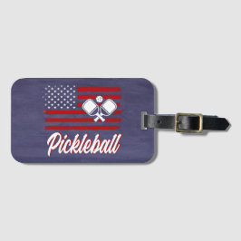 Modern Retro Sports ID-bag Pickleball Bagagebricka