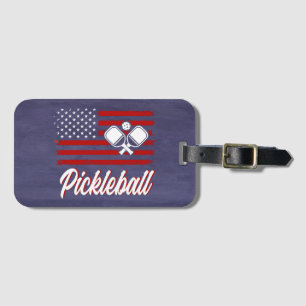 Modern Retro Sports ID-bag Pickleball Bagagebricka