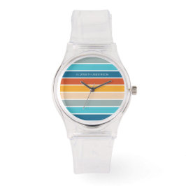 Modern Retro Sunset Rand Personlig Armbandsur