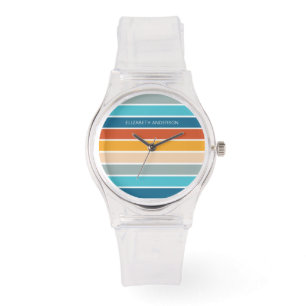 Modern Retro Sunset Rand Personlig Armbandsur