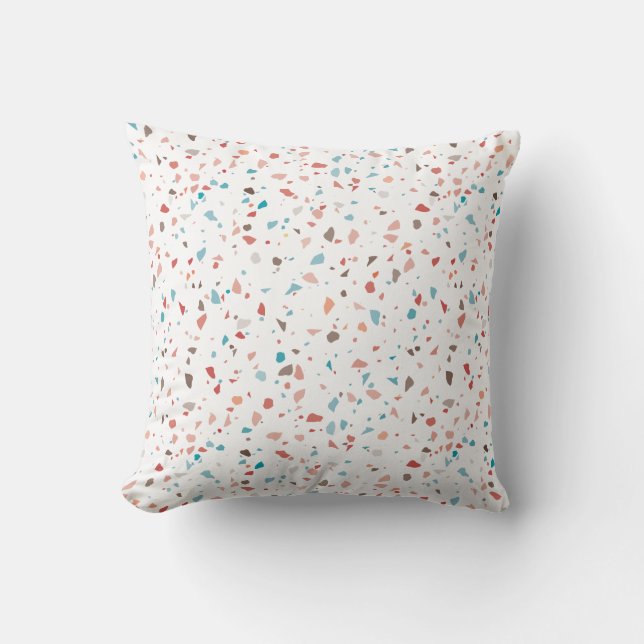 Modern Retro-Trendiget Terrazzo Inspición Kudde (Framsida)