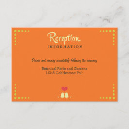 Modern Retro Vinyl Record Bröllop Tilläggskort