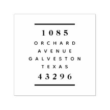 Modern Returadress, fetstil