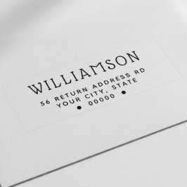 Modern returadress-självinkning frimärke självfärgande stämpel