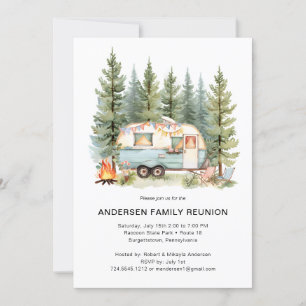 Modern Reunion - enkel inbjudan till Rustic Forest