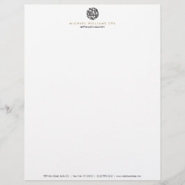 Modern revisor, Accounting II Letterhead Brevhuvud