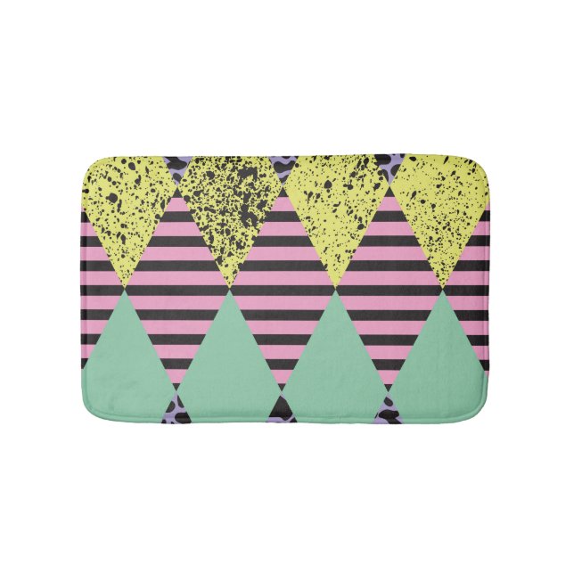 Modern Rhombus: Abstrakt Seamless Stil. Badrumsmatta (Framsidan)