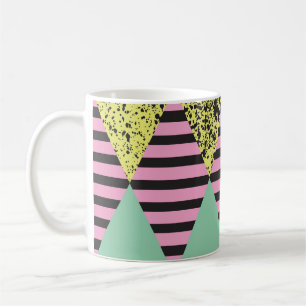 Modern Rhombus: Abstrakt Seamless Stil. Kaffemugg