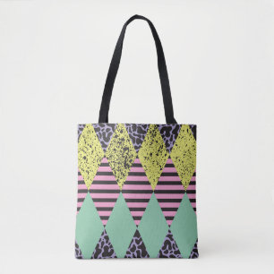 Modern Rhombus: Abstrakt Seamless Stil. Tygkasse
