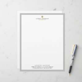 Modern riktig huvudstation Gods Agent Brev vid Brevhuvud