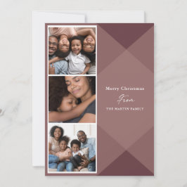 Modern Ro 3-fotokalligrafi Julkort