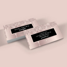 Modern ro guld glitter droppar hårstylist