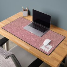 Modern Ro Guld Glitter Monogram