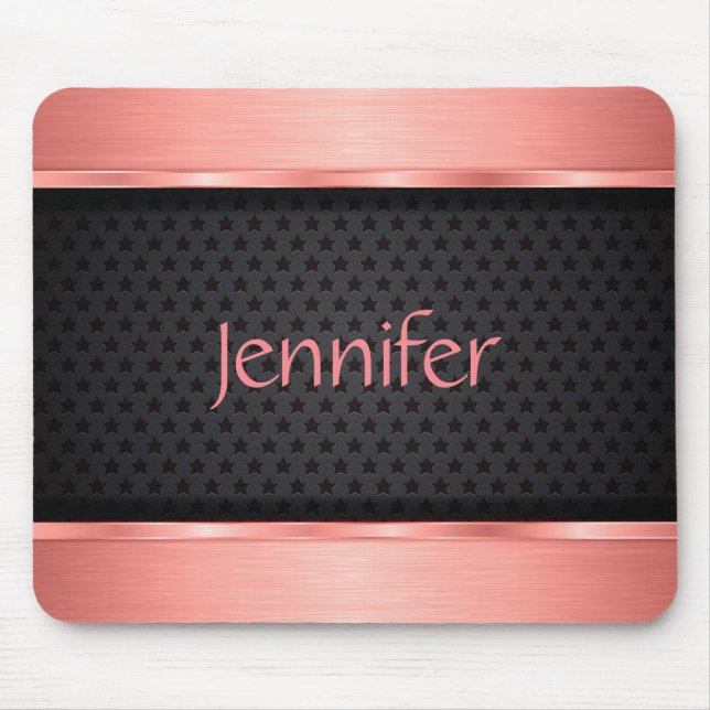 Modern Ro Guld Metalic Musmatta (Framsidan)