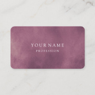 Modern Ro Guld - minimal Silke Metallic White Visitkort