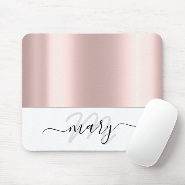 , modern, , Ro i Namn Monogram Musmatta (Med mus)