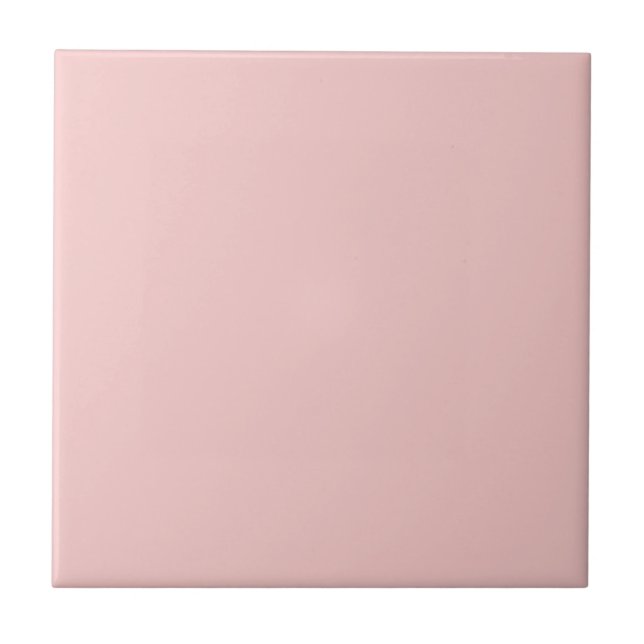 Modern Ro Quartz Rosa Plain Solid Färg Kakelplatta (Framsidan)