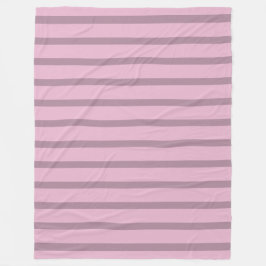 Modern Ro Rosa Mauve Stripe Fleecefilt