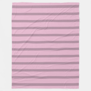 Modern Ro Rosa Mauve Stripe Fleecefilt