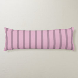 Modern Ro Rosa Mauve Stripe Kroppskudde