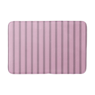 Modern Ro Rosa och Mauve Stripe Badrumsmatta