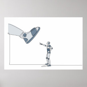 Modern robotintelligens poster