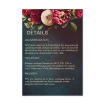 Modern röd Blommigt i fetstil