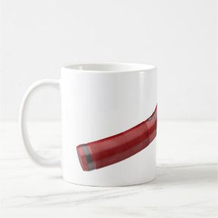 Modern röd lampa kaffemugg