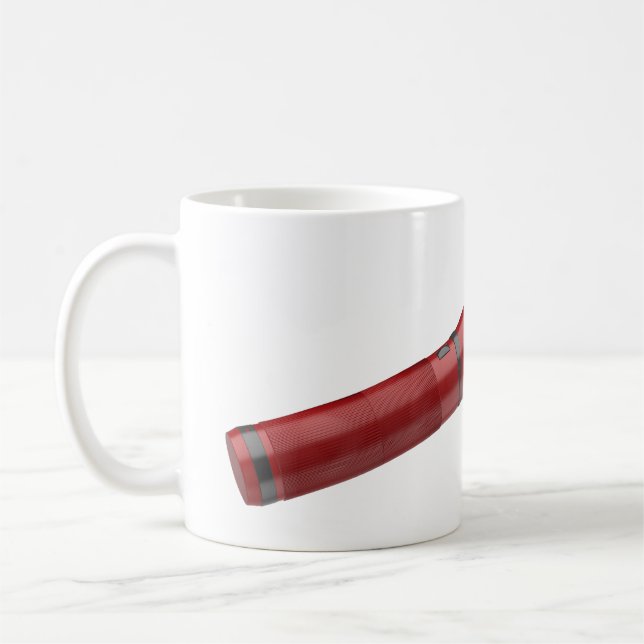 Modern röd lampa kaffemugg (Vänster)