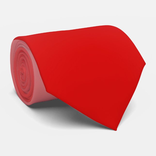 Modern röd och vit övertoning, Abstrakt, hack Tie Slips (Rullad)