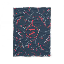 Modern röd pastel-grått-bär mönster