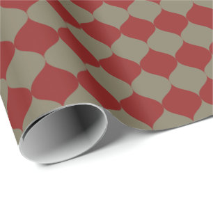 Modern röd salvia jul Ogee Presentpapper