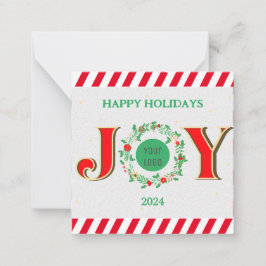 Modern röd säsongs hälsningskort för affärer och h anteckningskort