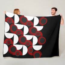 Modern röd, svart och grått i mitten av århundrade