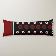 Modern röd, svart och grått i mitten av århundrade