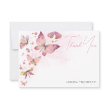 Modern Röda Rosa Fjärilar Bröllopsfest