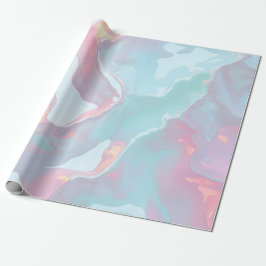 Modern Röda Rosa Mjuk Mint Guld Lyx Kollektion Presentpapper