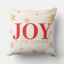 Modern rödglädjen till världens Snö-flingor Kudde