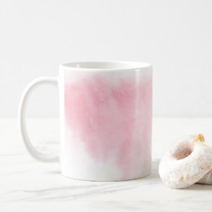 Modern rodna rosa vattenfärgmugg kaffemugg