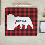 Modern rödspättad och vit Mamma Musmatta<br><div class="desc">Modern Red Play and White Mamma Bear Gift.Best Personlig Gift för Mors dag,  jul,  kvinnodag eller Mamma. Överraska Mamma med en gåva som är lika Fantastisk som hon är.</div>