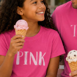 Modern Rolig Ljus Vattenfärg Rosa på Flamingo Rosa T Shirt