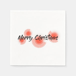 Modern, rolig och lekfull design "God jul" Pappersservett