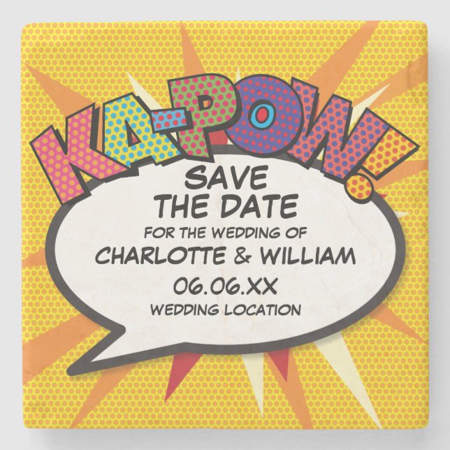 Modern Rolig Spara Datum Stenunderlägg (Framsidan)