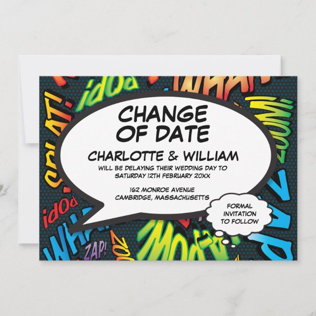 Modern Roligt - ändring av uppskjuten Roligt av da Spara Datumet (Framsida)