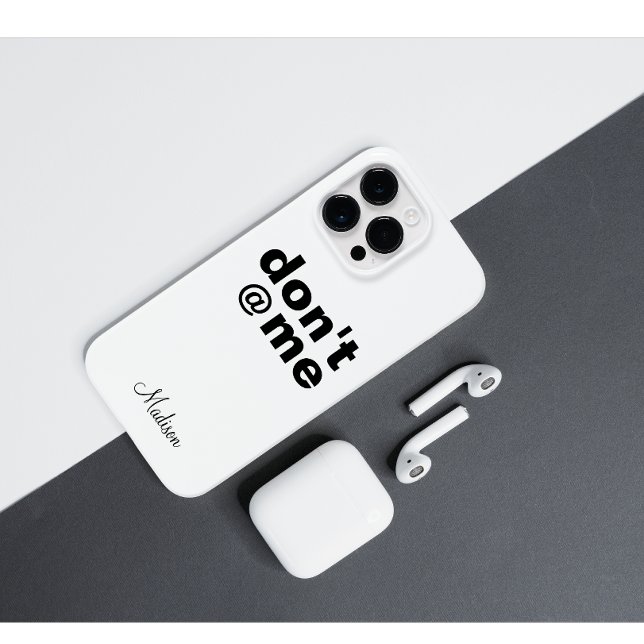 Modern, roligt att säga @ rosa Anpassat namn Ca (Modern custom name iphone cover)