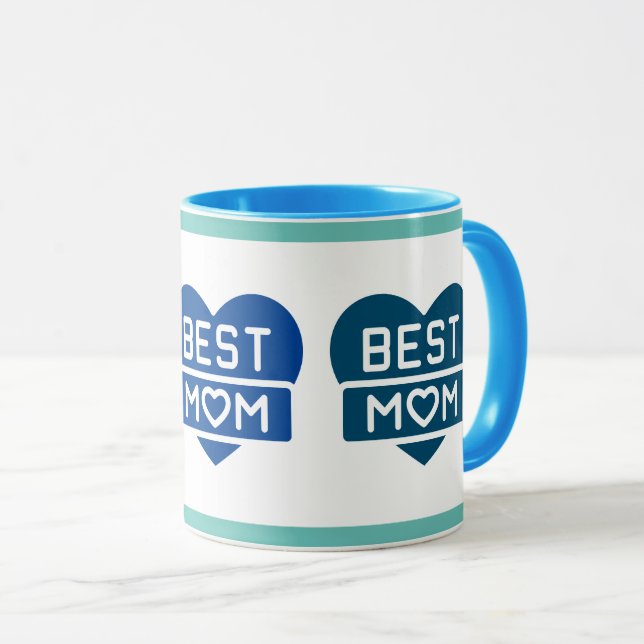 Modern Roligt blåser bästa Mamma 2 ton Mugg (Framsida höger)