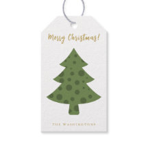 Modern Roligt Calligraphy Julgran